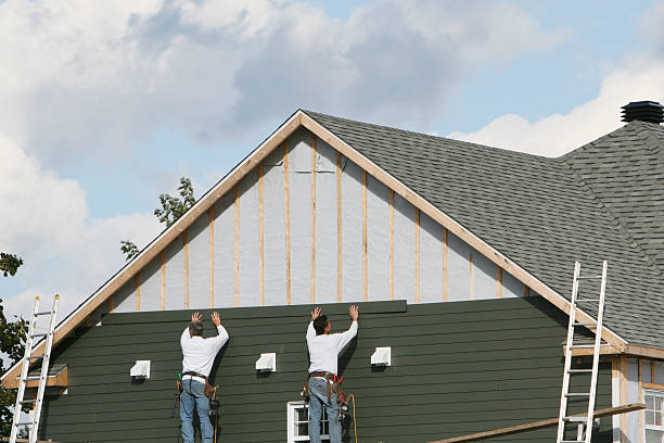 Professional Storm Damage Siding Repair technician working in Somerdale, NJ